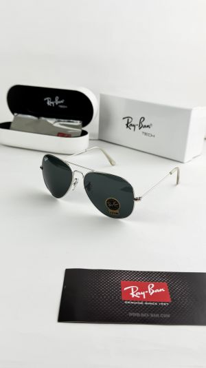 RAYBAN SILVER BLACK 3026
