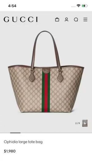 gucc_i ophidia large Tote bag with dust cover 