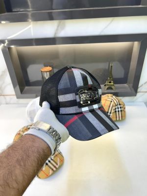 Burberr y Black Logo Premium Cap F3489-A6