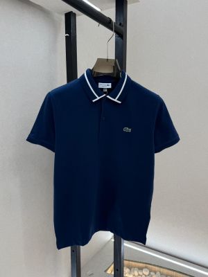 Lacost e Blue Polo Premium Collar Neck T-shirt F3539-BU