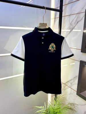 Aston Martin Hacket t Navy Polo Premium Collar Neck T-shirt F3701-NY