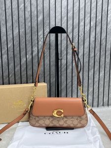 Coach_Jet_Set_New-Brown_Shoulder_Bag_With_OriginalBox_DustCover