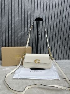 Coach_Jet_Set_White_Shoulder_Bag_With_OriginalBox_DustCover
