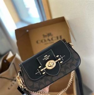 Coach_Brie_Coffee_Black_Shoulder_Bag_With_Original_Box_Dustcover_Tags
