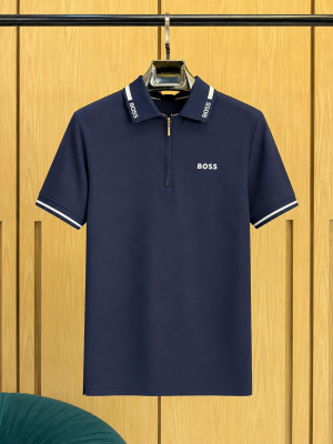 BOSS IMPORTED STORE ARTICLE POLO T-SHIRT NAVY BLUE