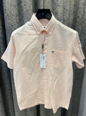 Lacost-e IMPORTED STORE ARTICLE DESIGNER SHIRT ORANGE