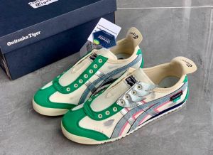 Onitsuk.a Tiger X Panda Prank Mexico 66 Slipon Cream Green