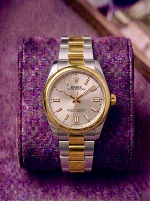 Role_x Oyster Perpetual 2 Tone White  332