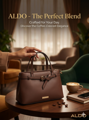 Ald_o tote bag for womens Coffee with Dust Bag & box s8966