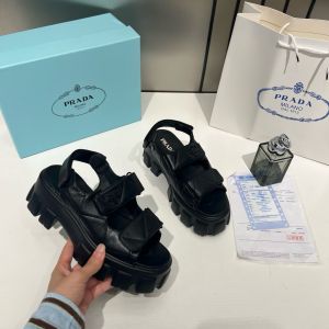 Prada_Monolith_Sandals_Black_Quilted_Nappa_Leather_Signature_Chunky_Sole_With_OG_Box_&_Carry_Bag_750-20_Black