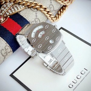 Gucc i GRIP Silver PVD Quartz