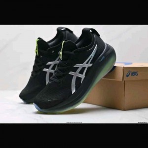 Asicss Gel Nimbus 27 Black Neon Green
