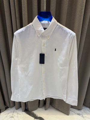 Ralp_h Lauren Chest Logo Full Sleeves Shirt White