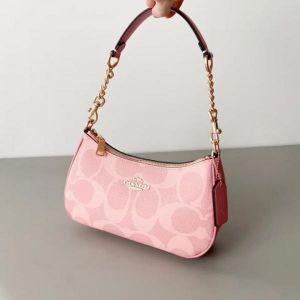 COAC_H Teri Shoulder Bag In Signature Canvas dual belts with og box 905