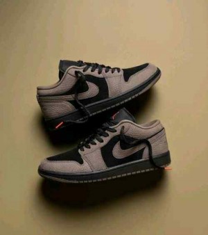 Nikee Air Jordan 1 Low SE Olive Grey Black 1089