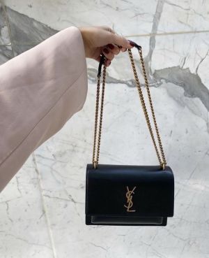  Ysl Sunset Black-Gold With Original Box & Dust Cover
