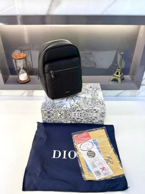 Dio_r Black Sling Bag With Box Fa 597