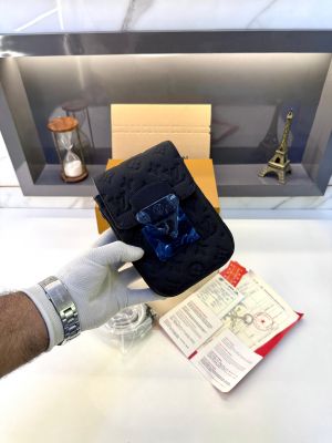 Loui_s Vuitton Black Sling Bag With Box Fa 595
