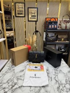 YSL SUNSET SHOULDER BAG WITH DOUBLE PACKING PREMIUM QUALITY PRODUCT (BLACK) Ysl 10836