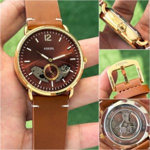 FOSSI L COMMUTER AUTOMATIC LEATHER BELT