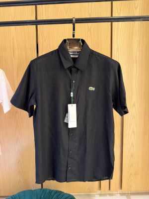Lacost-e IMPORTED STORE ARTICLE linen fabric SHIRT