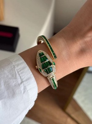 BVLGARI The Emerald Serpenti Secret Watch