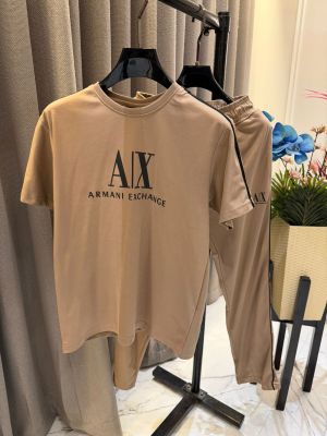 Arman_i Exchange Middle Brand Logo Track Suit Brown