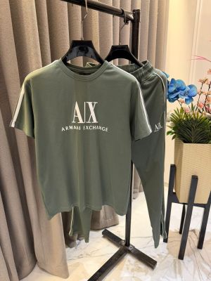 Arman_i Exchange Middle Brand Logo Track Suit Green