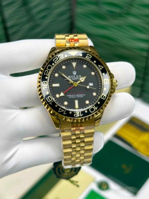 ROLEX_ GMT MASTER ll GOLD Smooth Movment Premium AAA