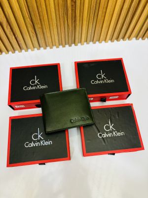 101 CK CALVIN KLIE_N GREEN PREMIUM QUALITY WALLET