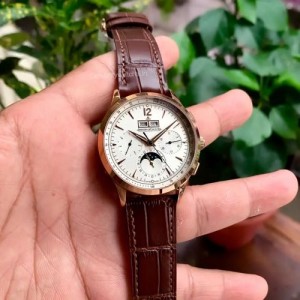 Jaeger Le Coultre Annual Calender BRown Rose Gold