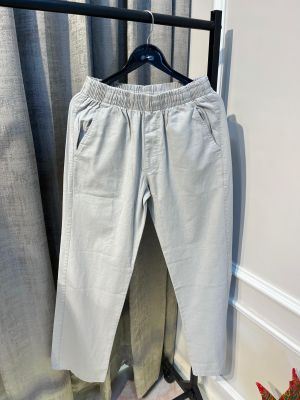 Calvin Klei_n Grey Pure Linen Fabric Premium Pant(1060)