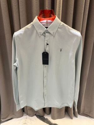 All Saints Full Sleeves Shirt Light Grey