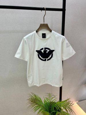 Arman_i Exchange White Premium Drop Shoulder Round Neck T-shirt F3631-WH