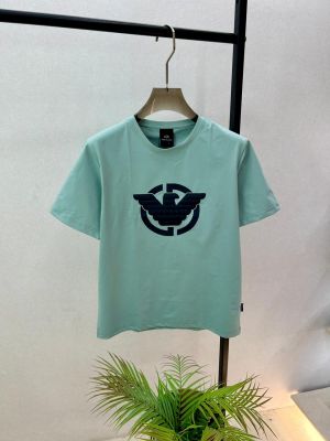 Arman_i Exchange Green Premium Drop Shoulder Round Neck T-shirt F3631-GR