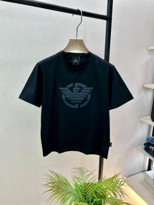 Arman_i Exchange Black Premium Drop Shoulder Round Neck T-shirt F3631-BL