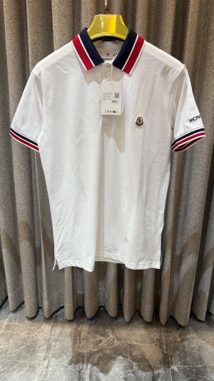 MONCLE_R WHITE PREMIUM POLO IMPORTED WITH BOX