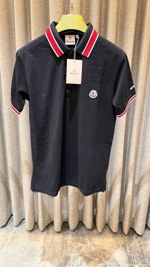 MONCLE_R BLACK PREMIUM POLO IMPORTED WITH BOX