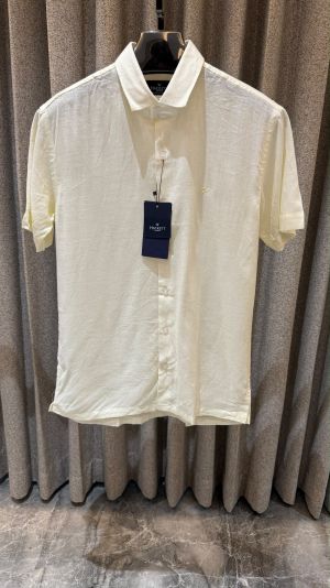 HACKET_T PREMIUM HALF SLEEVE LIME SHIRT