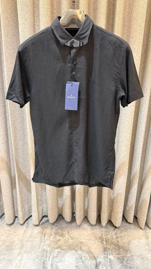 HACKET_T PREMIUM HALF SLEEVE BLACK SHIRT