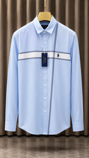 RALP_H LAUREN BLUE PREMIUM IMPORTED SHIRT