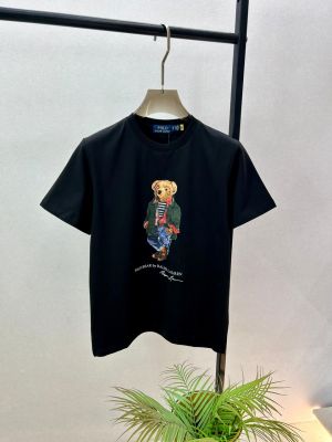 Ralp h Lauren Polo Black Premium Round Neck T-shirt F3632-BL