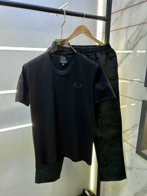 Arman_i Exchange Imported Monogram Black Premium Track Suit With Brand Carry Bag F3533-B1