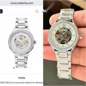 Fossi l Eevie BQ3788 Automatic Skeleton