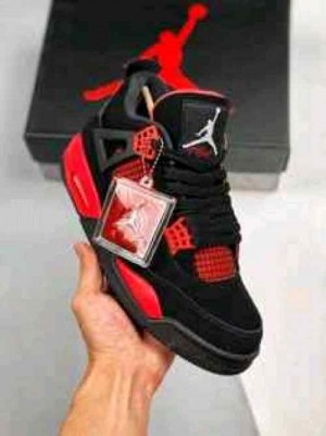 Nikee Air Jordan 4 Retro Red Thunde 505