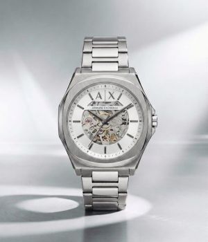 Arman_i Exchange Ax2418 Hampton Automatic Silver-White