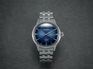 Seik o Presage Quartz Silver Blue