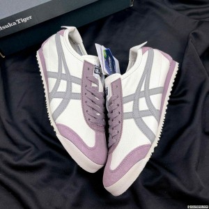 Onitsukaa Tiger Mexico 66 Beige Grey Purple