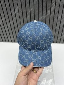 Gucci_GG_Blue_Monogram_Premium_Unisex_Baseball_Hat_With_Original_Zipper_Polly_Bag