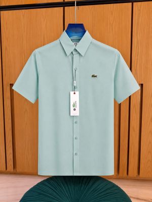 Lacost-e IMPORTED STORE ARTICLE linen fabric SHIRT
